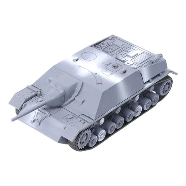 Модель бронированного танка 1:72, миниатюра для коллекционеров, серый, требует сборки, с высокой детализацией