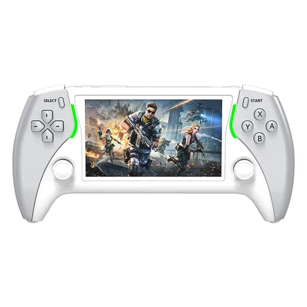 Игровая приставка ISA Project X Pro / Портативная игровая консоль / Белый с серым