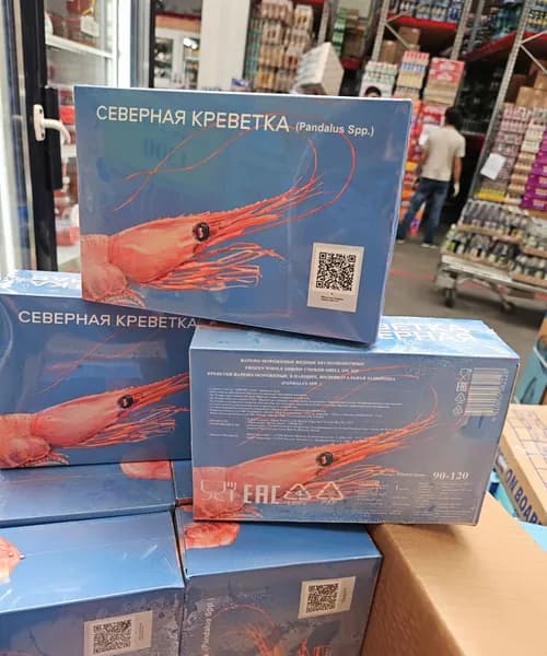 Креветка северная, 70/90, в/м 2 x1кг,Китай