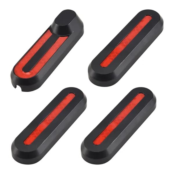 Защитные крышки ступиц колес для электрического самоката Xiaomi M365, пластиковый корпус с наклейками / запчасти для замены