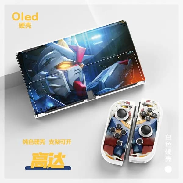 Чехол для Switch OLED One Piece с жестким корпусом, окрашенный узор, защитный , разделенный жесткий корпус