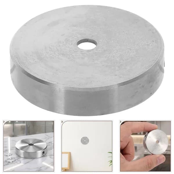 Основание крепления из нержавеющей стали для полотенцесушителя, с боковым отверстием m5 для ванной