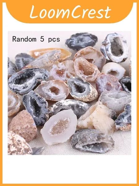 geodes oco агат натуральные кристаллы 10шт irregular формы для художественных экспозиций 5шт