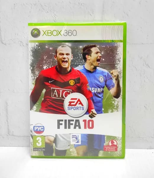 FIFA 10 Полностью на русском Видеоигра на диске Xbox 360. Товар уцененный