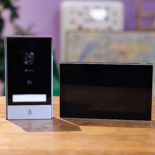 Wi-Fi Комплект умного видеодомофона Ezviz HP7 - 2К с широким обзором и поддержкой Wi-Fi 5 ГГц