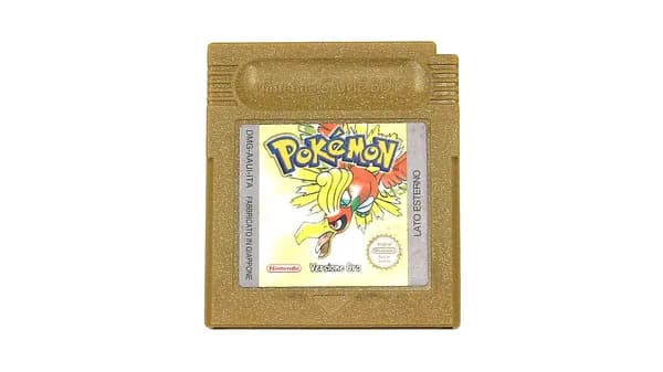 Pokemon Gold Version (Game Boy Color, Ital ver., Без Коробки) Винтаж