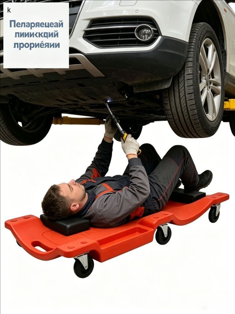 Скейт для ремонта автомобиля длиной 36 дюймов, усиленный вариант для автосервиса и домашнего использования.