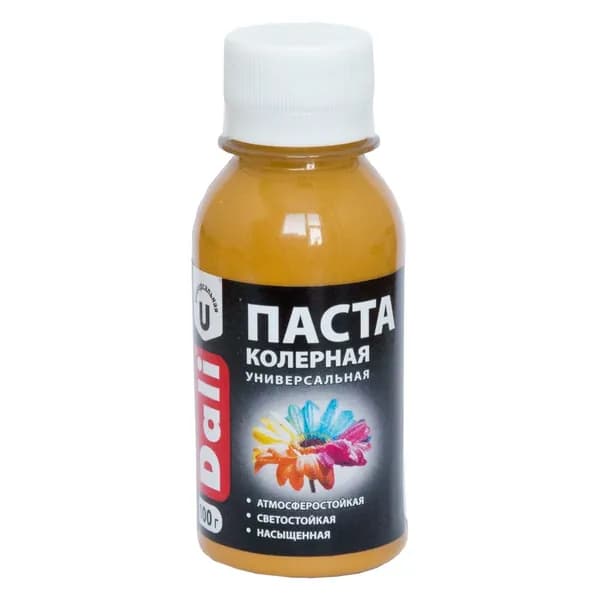 Паста колерная универсальная, охра (0,1л)