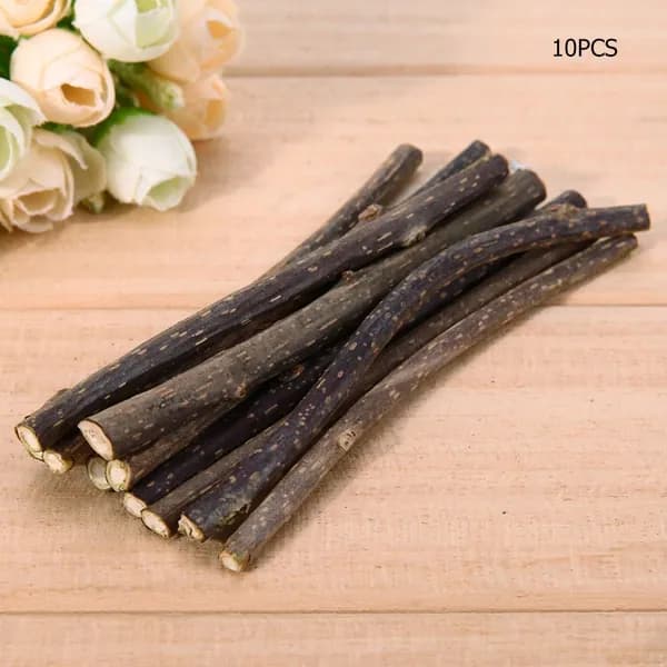 кошачья палочка из мататаби, 10 штук, натуральная древесина
