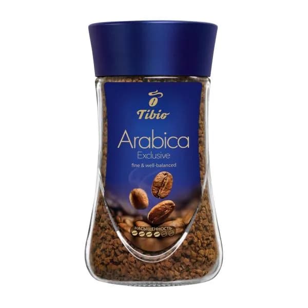 Кофе растворимый Tibio Arabica exclusive сублимированный 95г