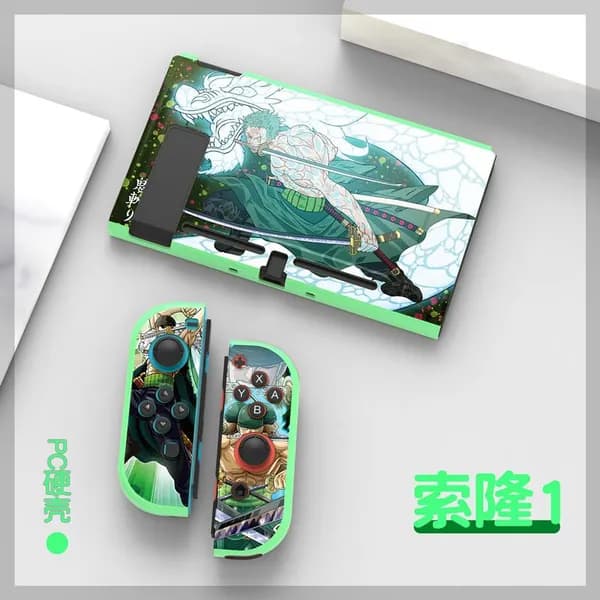Чехол для Switch OLED One Piece с жестким корпусом, окрашенный узор, защитный , разделенный жесткий корпус