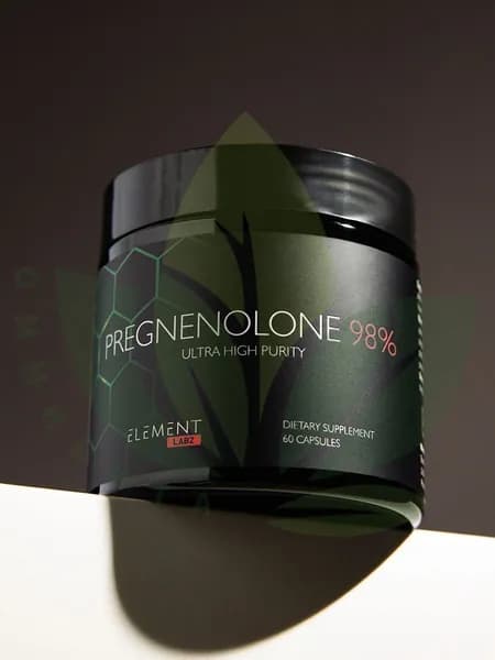 Прегненолон (Pregnenolone 98%) 50 мг, 60 капсул, улучшение памяти, замедляет процесс старения