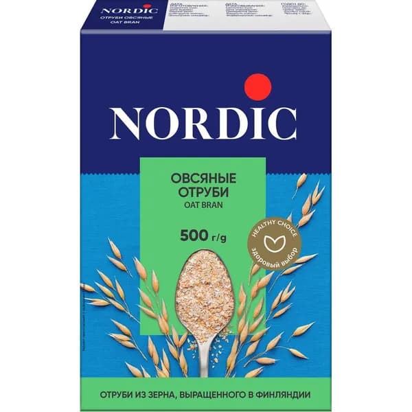 Отруби Nordic овсяные 500 г