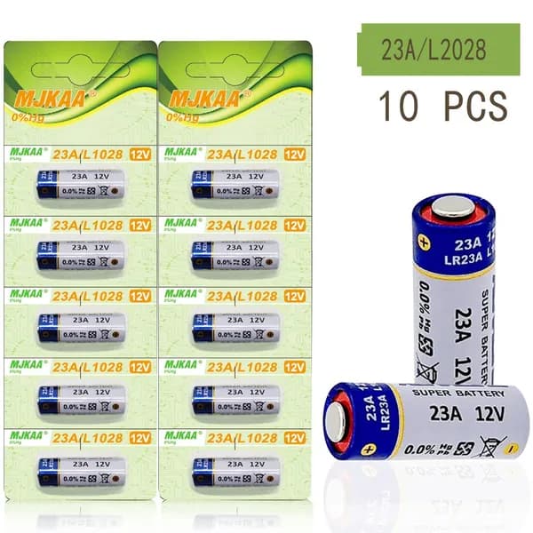 10шт 23A 12V- вольтовый щелочной аккумулятор A23 L1028 MN21 12 - вольтный аккумулятор