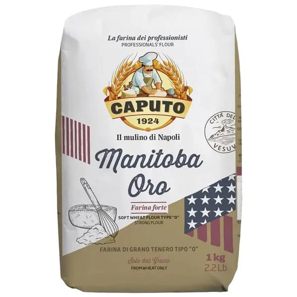 Мука CAPUTO MANITOBA ORO из мягких сортов пшеницы тип "0" 1кг