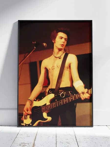 Постер "Сид Вишес - Sid Vicious 14", 30х21 см