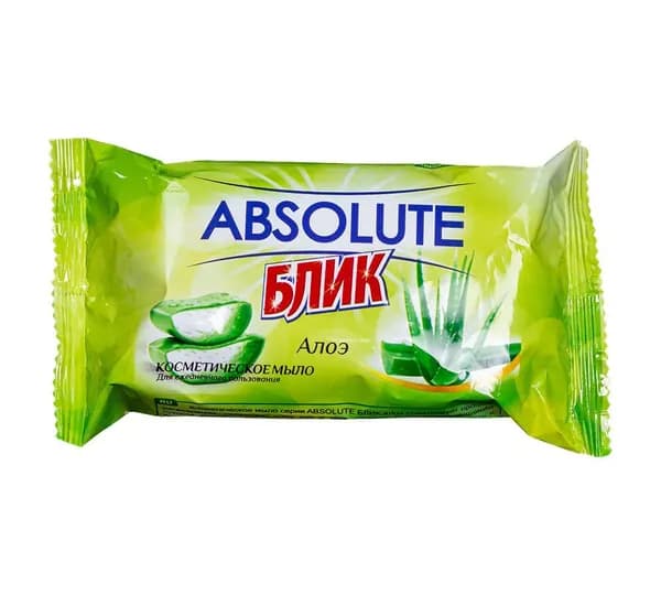 ABSOLUTE БЛИК Алоэ мыло косметическое твердое, 170 гр.