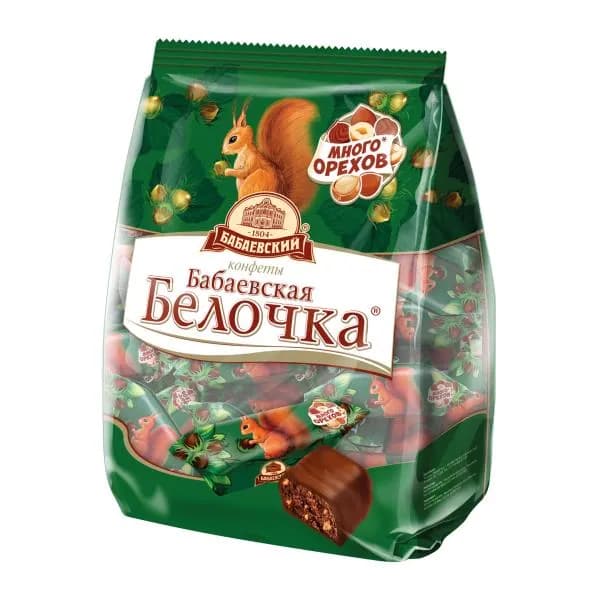 Конфеты Бабаевский Бабаевская белочка 200г