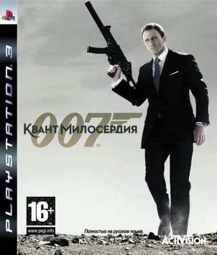 Видеоигра 007: Квант Милосердия. Издание на диске. Русская версия на ps3.