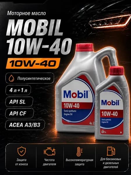 Масло моторное Mobil ULTRA 10W40 10W-40 5л