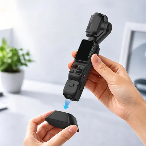 Силиконовая подставка для Insta360 Luna Ultra с антискольжением и клейкой основой