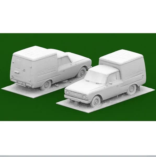 ИЖ 2715 Чебурашка. Масштабная модель 1:72.