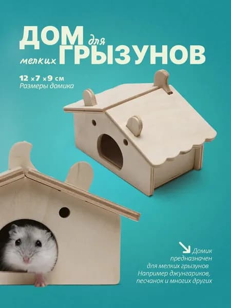 Доми для хомяка. Укрытие для джунгарика. Красивый домик.