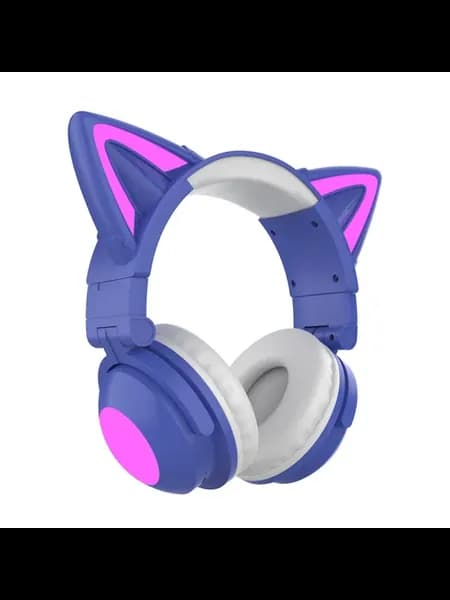 Беспроводные игровые наушники Cat Ear Bluetooth 5.0 для дете