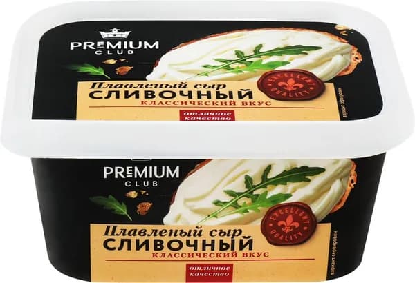Сыр плавленый PREMIUM CLUB Сливочный 35%, без змж, 400г 2 шт.