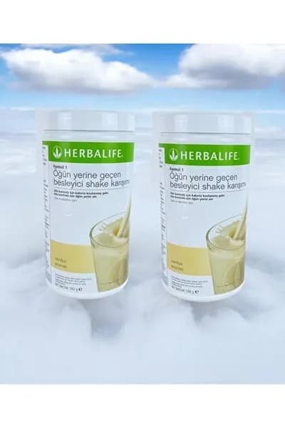 Herbalife Протеиновый коктейль Формула 1 со вкусом ванильного крема,2шт Выгодный набор