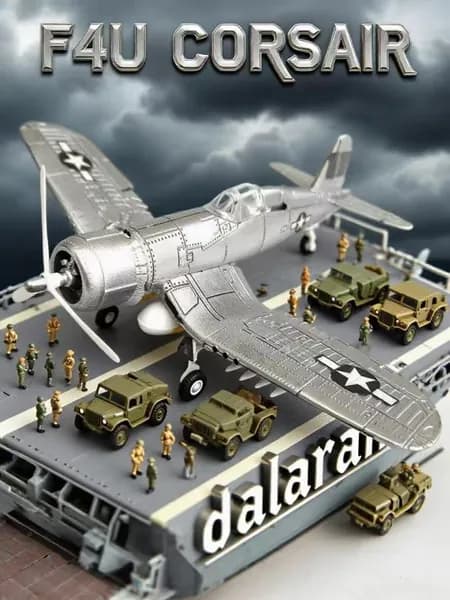 Модель самолета сборная f4u corsair 1/48 американская военная техника,без клея,пластиковая,подарок ребенку,хобби - Dalaran