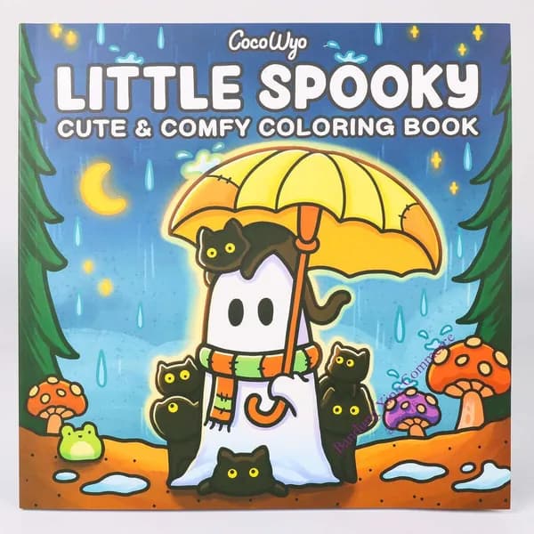 Раскраска антистресс для взрослых и подростков Coco Wyo -Little Spooky 2