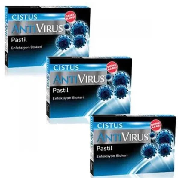 Cistus Antivirus лепешки 10 штук 3 коробки