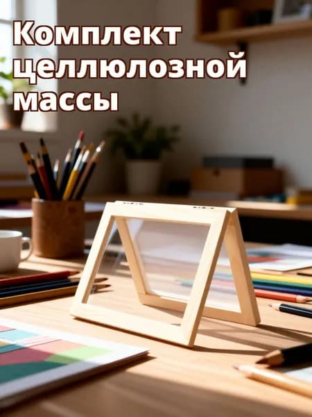 Деревянный бумажный экран из сосны с медной сеткой для творчества и поделок