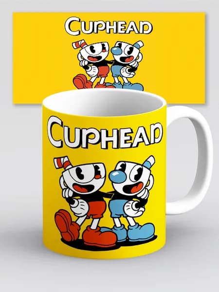 Кружка Cuphead Капхед желтый