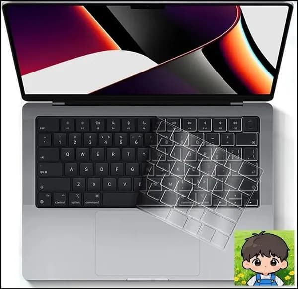 Чехол для клавиатуры MacBook Air 15 и 13.6 дюймов, Mac Book Pro 14 и 16 , американский макет, английская версия моделей M5 M4 M3 M2 M1