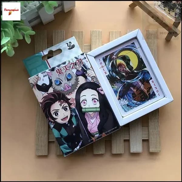 Карты Игральные Аниме Клинок Рассекающий Демонов 54 Шт. / Demon Slayer
