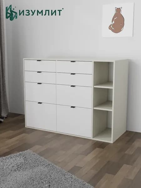 Комод для белья и одежды Нова 125х93х50 см