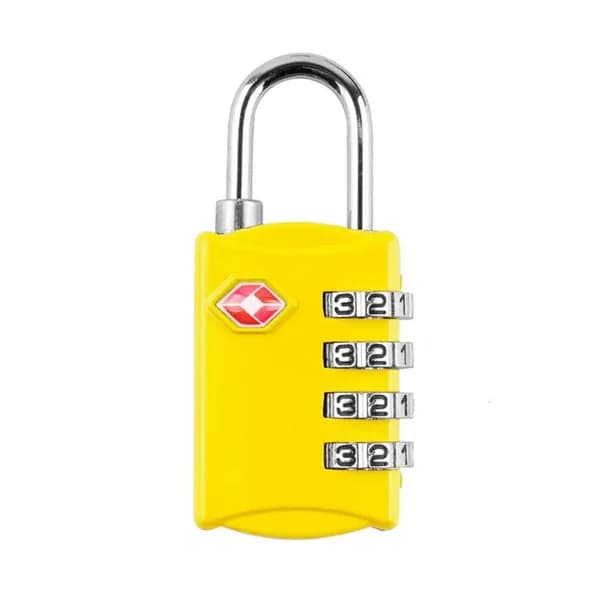 Четырёхзначные кодовые замки для багажа, Yellow