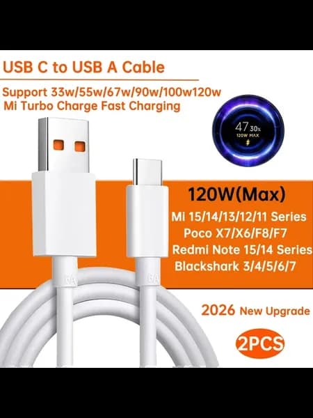 Оригинальный USB Type-C кабель 120W 100W 90W 67W 45W