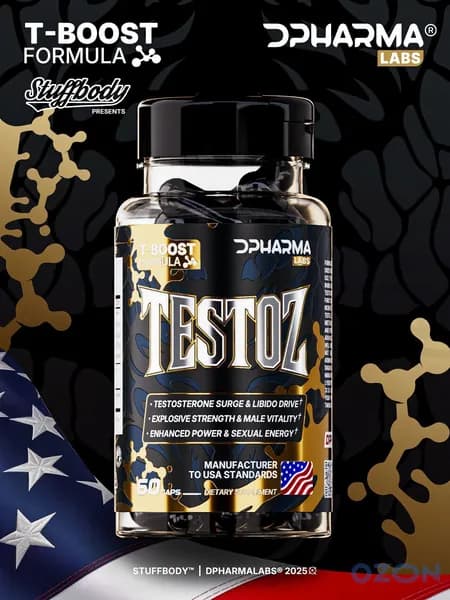 Бустер тестостерона Testoz 60 капсул /