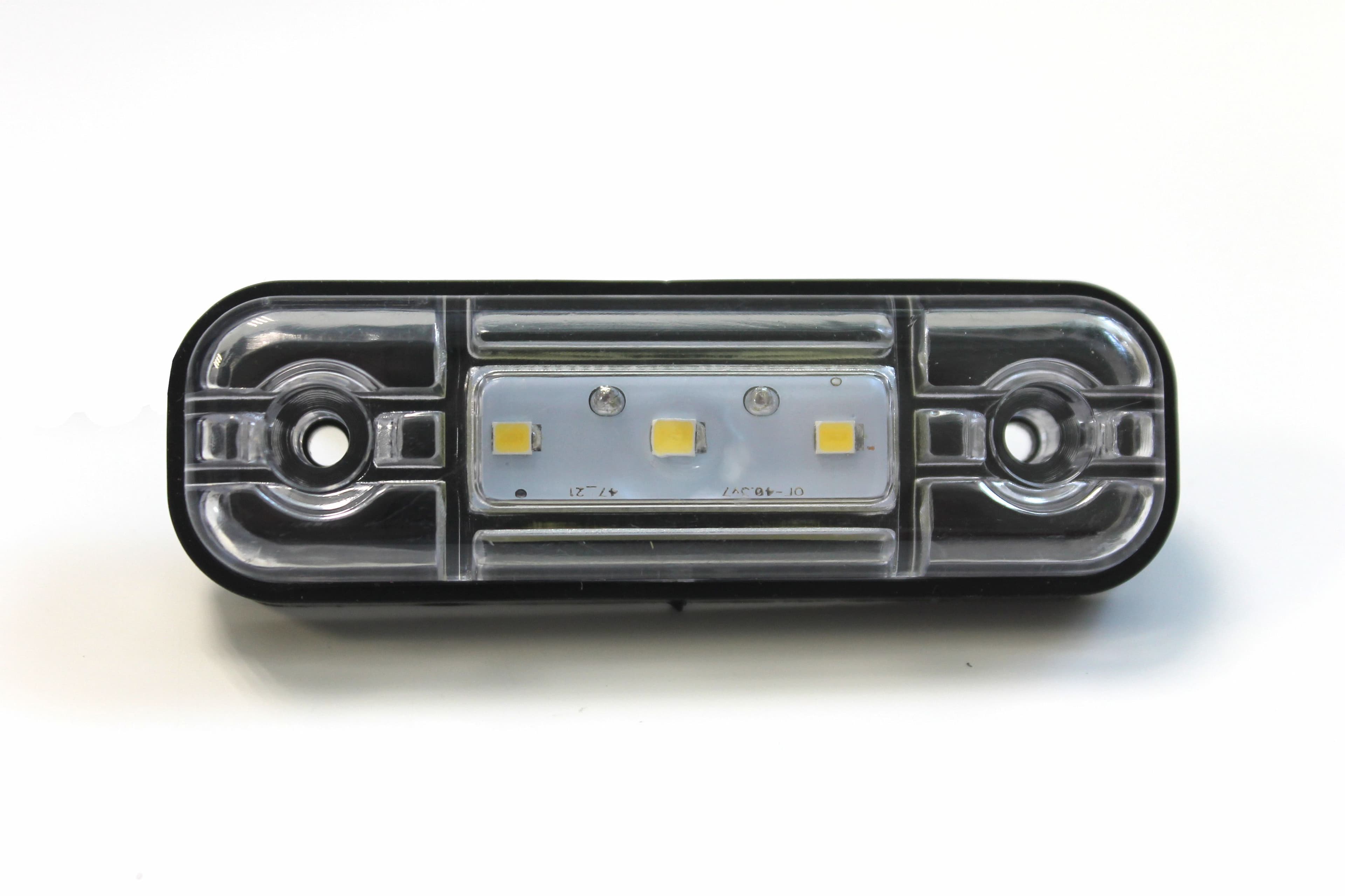 Фонарь габаритный передний светодиодный (3 Led) белый 12/24 В 1098.3731