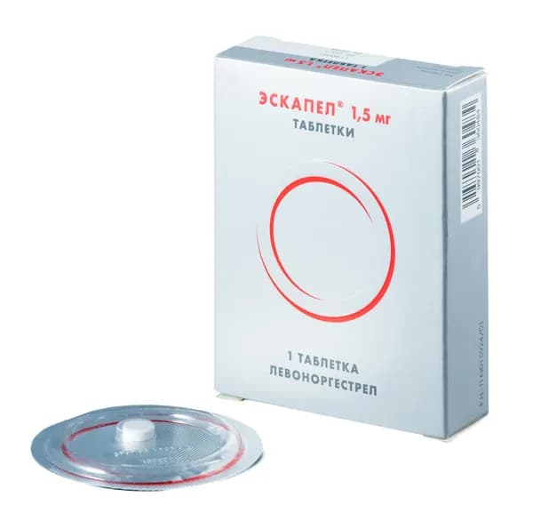 Эскапел, таблетки 1.5 мг, 1 шт.