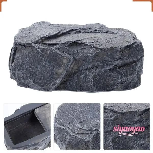 Коробка Для Ключей В Форме Камня С Тайным Отсеком Для Улицы 10.50X7.00X4.00Cm