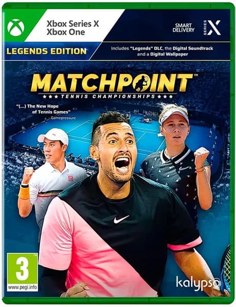 Игра Xbox ONE / Series X Matchpoint Tennis Championship Legend Edition (Диск) (Xbox Series, Xbox One, Русские субтитры)