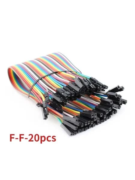 Комплект проводов Dupont 20см, 3 типа: M-M, M-F, F-F, 20Pin, для Arduino и макетных плат