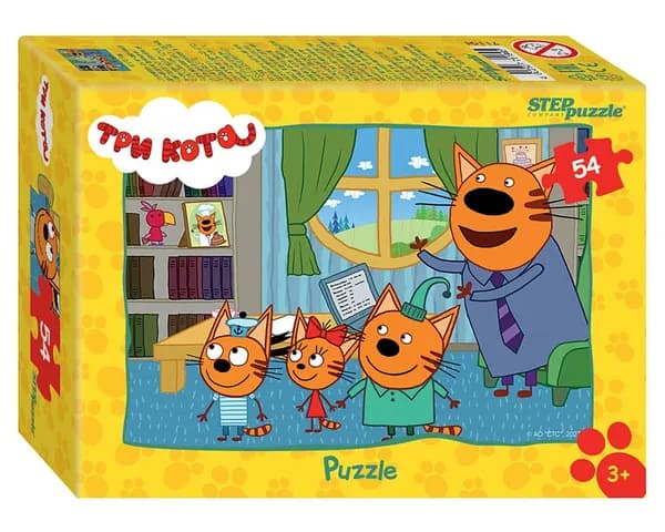 Пазл для детей STEP puzzle 54 Три кота -1