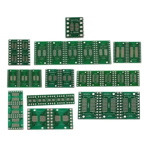 35 шт. комплект печатных плат SMD Turn To DIP SOP MSOP SSOP TSSOP SOT23 8 10 14 16 20 24 28 SMT