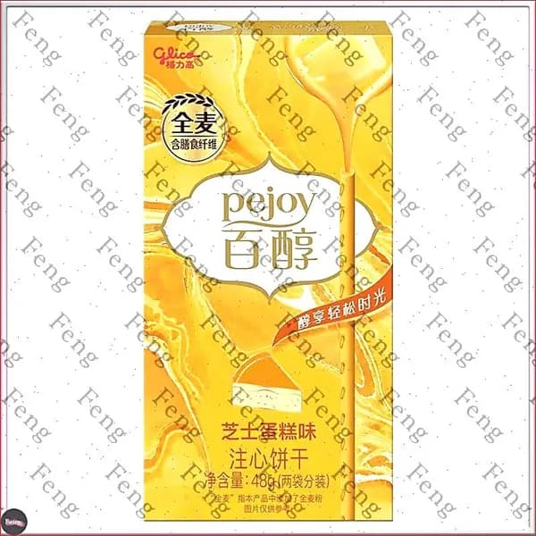 Печенье-палочки Glico - со вкусом чизкейка - 1