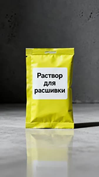 Раствор для расшивки